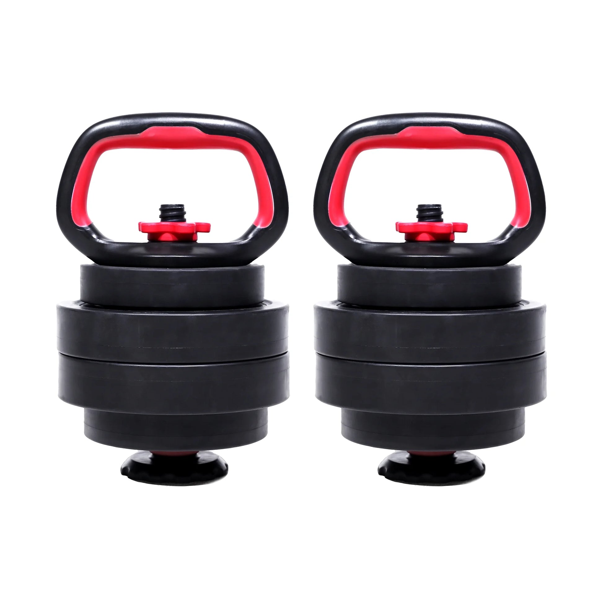 40LB 5 in 1 Adjustable Dumbbell Set , Fitness Exercises for Home Gym, Black, 1-Inch Holes Fit Standard Sized Bar